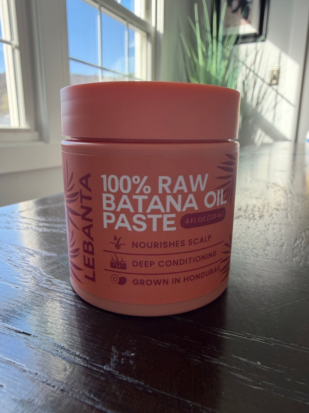 Lebanta 100% Raw Batana Oil Paste - Coral Pink